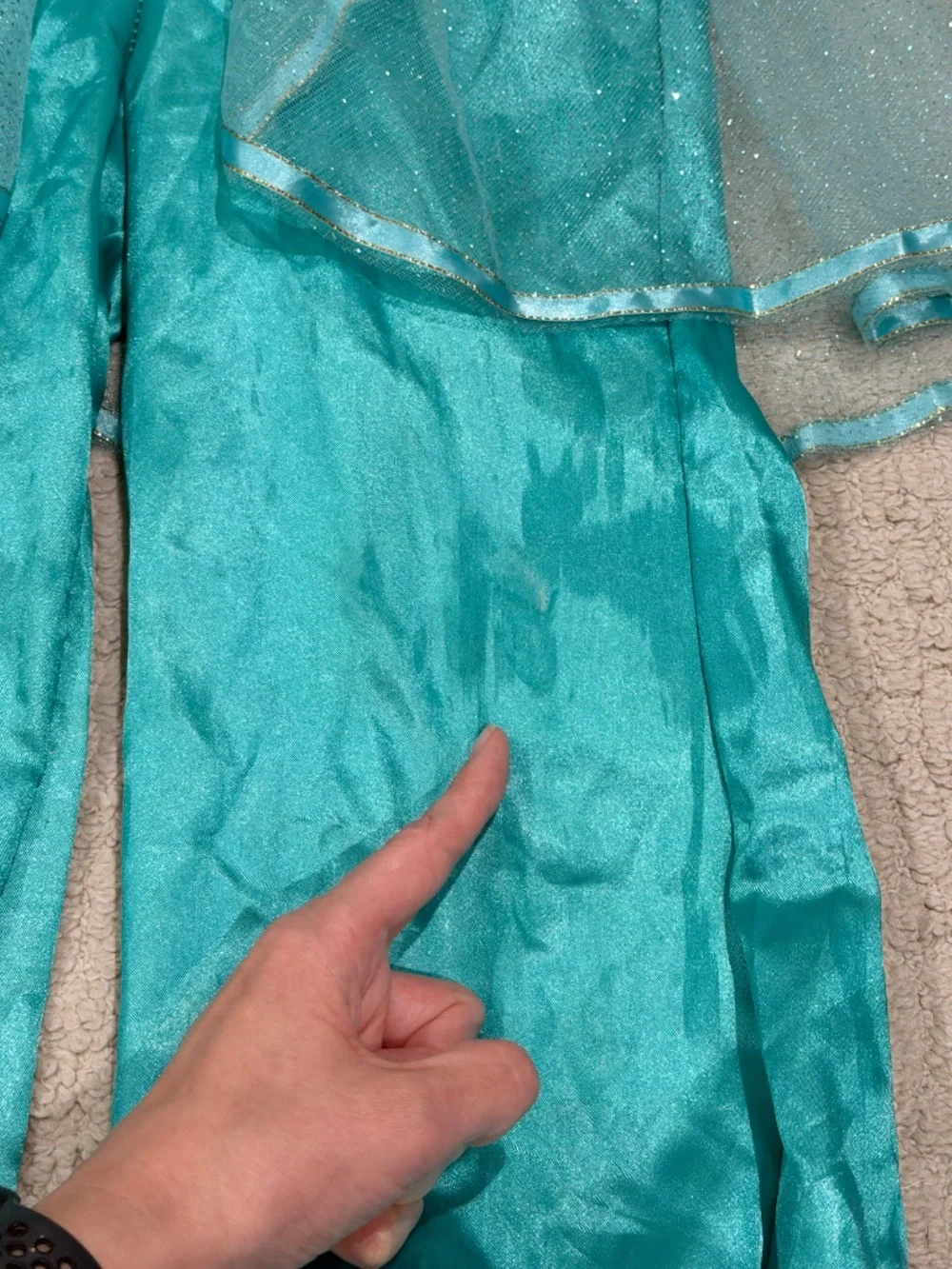 Kids Disney Princess Jasmine Romper Size Small (4-6X)